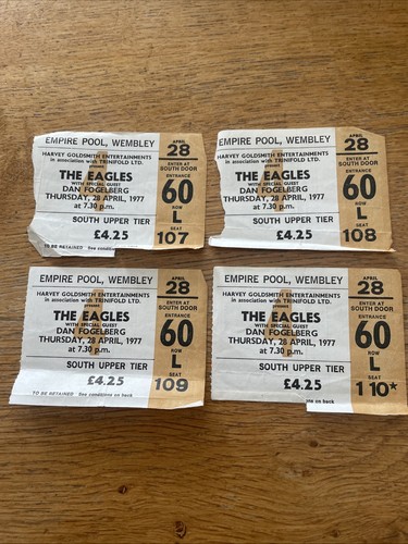 The eagles concert tickets - the,
