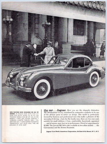 Jaguar 140 hardtop coupe - xk-140,