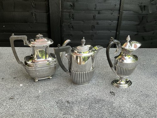 Antique silver plated metal - silver,
