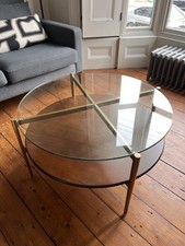 West Elm Mid-Century Modern Art Display Round/Circular Coffee Table (86 cm)