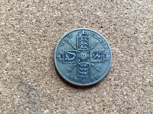 1921 king george silver - george, g.b