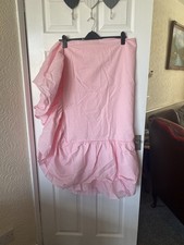 Double Valance Sheet In Pink
