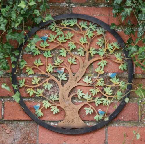 Multi coloured circular tree - circular, "tree