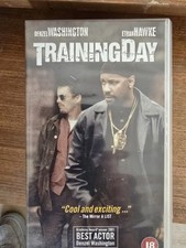 Training Day VHS Video Tape - Denzel Washington Ethan Hawke