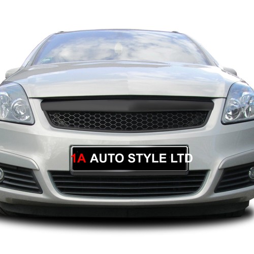 Badgeless honeycomb car grille