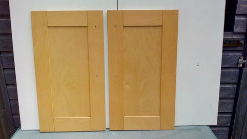 Pair solid maple shaker - of,