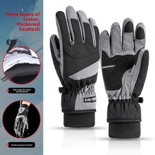 Cycling Gloves Winter Insulated Ski Outdoor Sports Gloves Waterproof Touchscreen