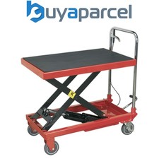 Sealey HPT300 Hydraulic Scissor Lift Platform Table 300kg Capacity 