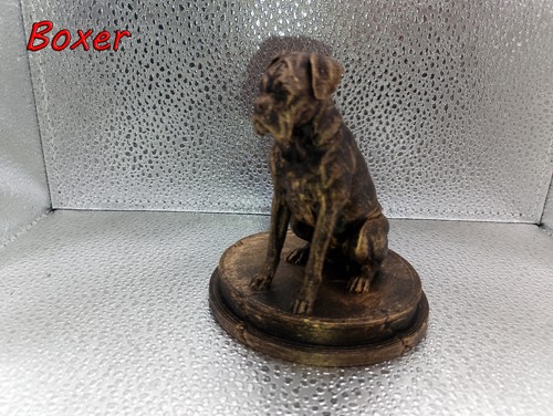 Boxer dog bust - boxer,