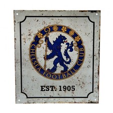 Chelsea FC Retro Logo Sign -