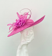 Fuschia Pink Wedding Occasion Hat / Hatinator fd4
