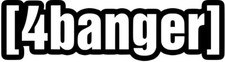 4 Banger Vinyl Sticker Decal