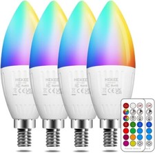 4x SES E14 LED Candle Light