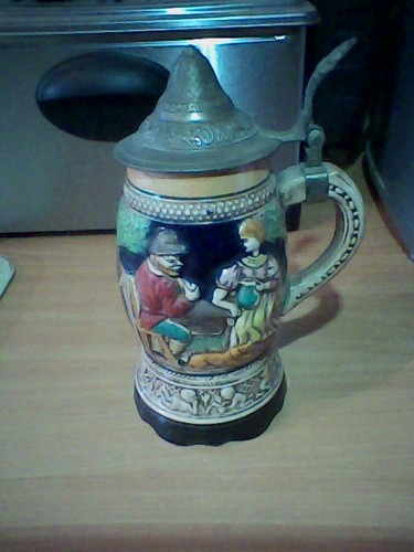 Large vintage ceramic musical - large,