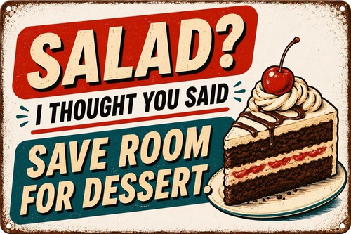 Funny dessert fridge magnet - dessert,