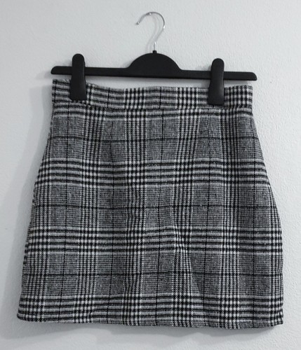 Black white tartan style - black,