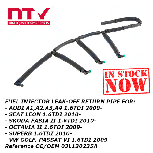 Fuel injector leak off - injector, leak-off