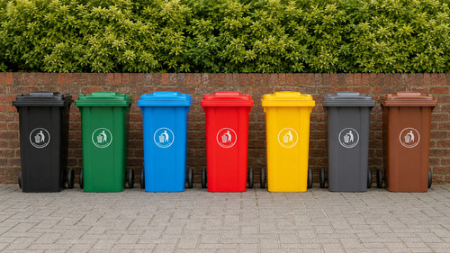 Outdoor wheelie bin - outdoor, trash