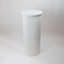 HIRE ONLY.Ripple Plinth Table Wooden Mdf Wedding Baby Shower Event Prop Decor