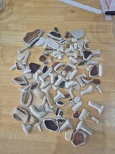 Sea Worn Broken Belfield's Pottery From Prestonpans 500g Lot 6