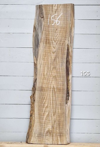 Elm live edge timber - live, 1240mm