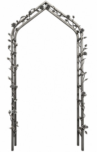Handmade steel rose garden - steel,