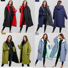 Waterproof Changing Robe Microfiber Towel Lining Outdoor Swim Winter Coat Dry