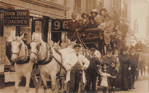 Postcard ilfracombe horse - postcard,