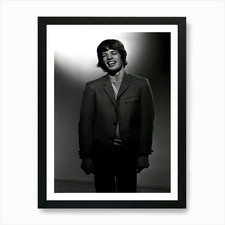 Mick Jagger Art Print Framed