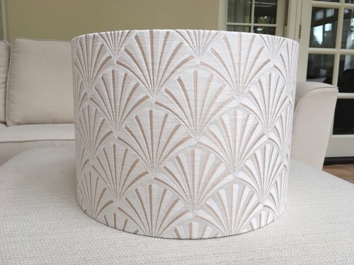 Art deco fan lamp - art,