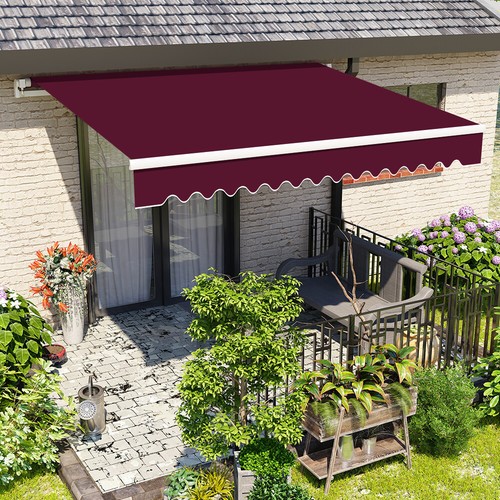 5x2m wine red manual - red,