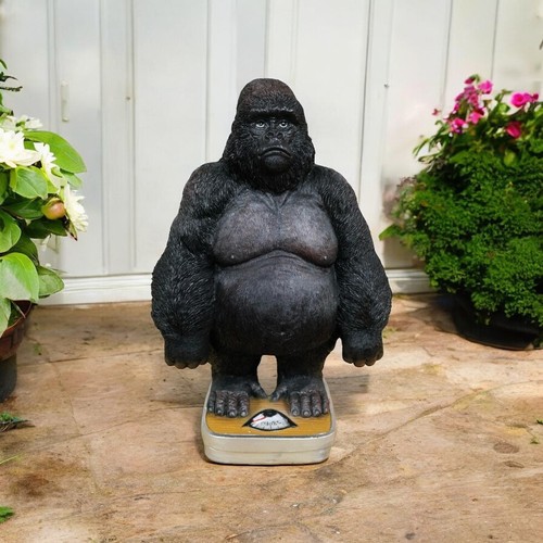 Gorilla ornament weighing - ornament,