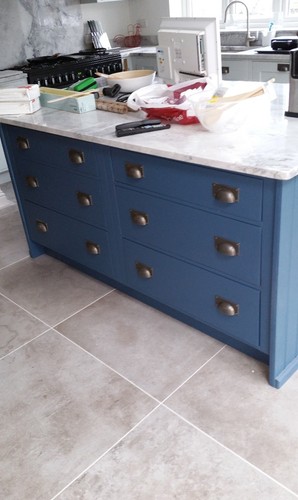 Bespoke kitchen island - kitchen,