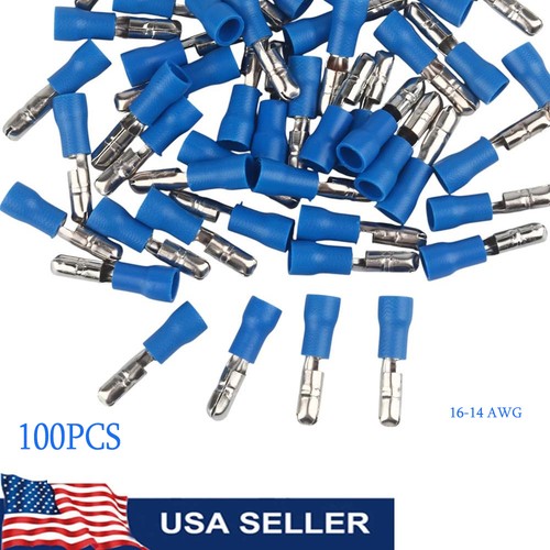 100pcs bule male bullet - male,