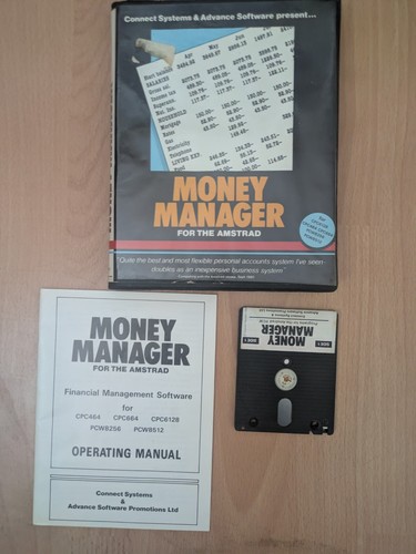 Money manager amstrad - manager, disk