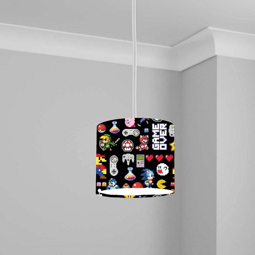 Retro gaming pixel art ceiling - retro,