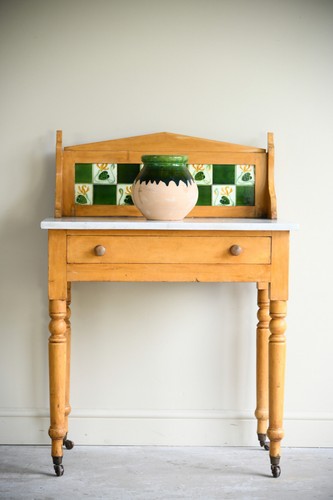 Antique pine washstand - antique,