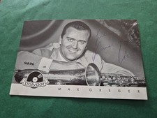 Max Greger, music, autograph