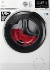 AEG LWR7185M4B 7000 Series Freestanding Washer Dryer 8kg Wash/5kg Dry Load White