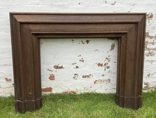 Very Large Solid Oak Art Deco Fire Surround