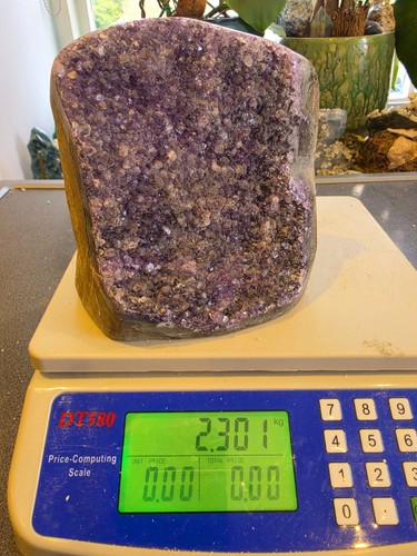Large natural amethyst geode - amethyst,