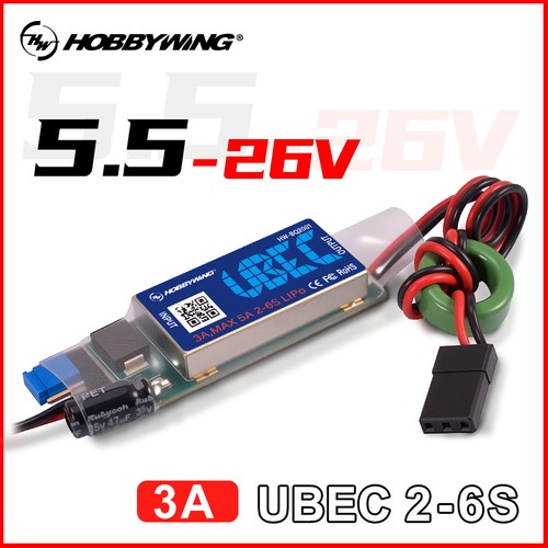 Hobbywing ubec 6s - 3a, 2-6s