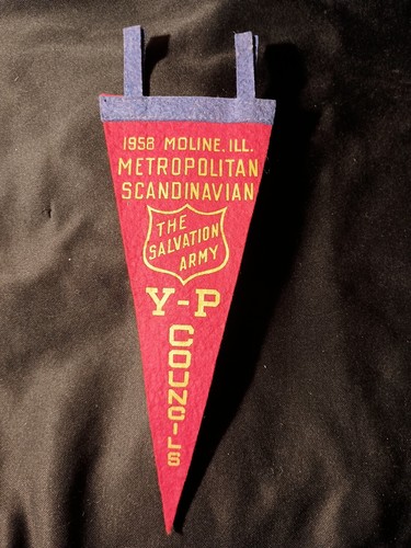 Vintage salvation army pennant - vintage,