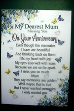 Laminated Memorial Remembrance