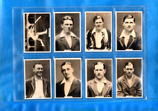 *FAMOUS TEST CRICKETERS*Full Large Set of 27 cards+Sleeves-J.Millhoff-Exc.