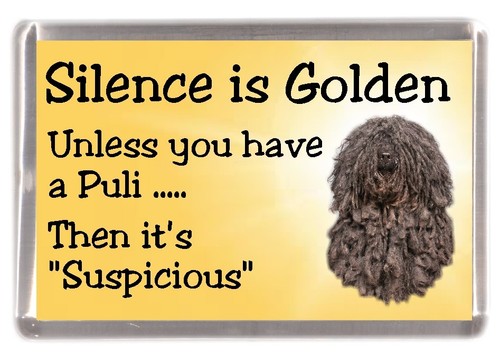 Hungarian puli dog fridge - hungarian,