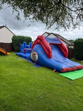 Super Hero Assault Course Bouncy Castle