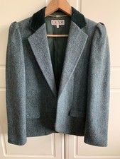 VTG Escada SRB Blue 100% Wool