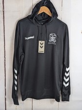 HULL FC Rugby League Team Hoodie With Sponsors Hummel Size Large New + Tags 