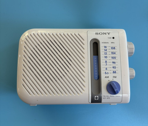 Vintage sony icf - sony, portable